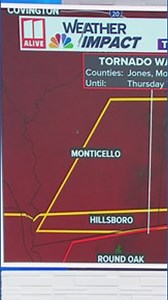 Watching tornadic activity in Georgia as Macon is in Tornado Warning