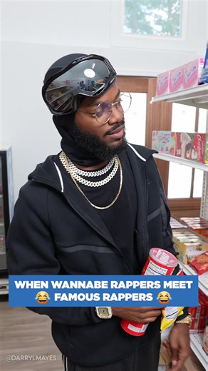 WHEN WANNABE RAPPERS MEET FAMOUS RAPPERS🤣🤣 I respect it lol but Be careful tryna shoot yo shot 🤣🤣 #comedy #funny #viral #laugh #skits