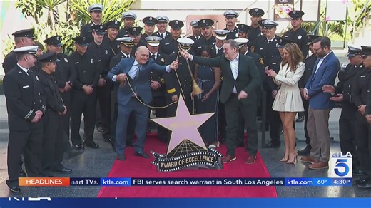 Los Angeles Fire Department awarded star on Hollywood Walk of Fame