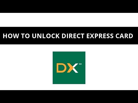 How to unlock Direct Express card