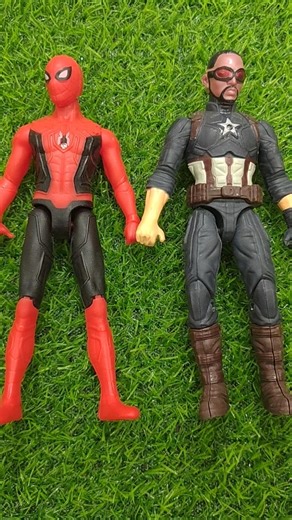 Satisfying ASMR: Spider-Man & Captain America Tapping! 🕷️🛡️ #Shorts #ASMR