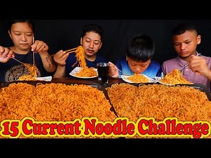 15 Spicy current noodles eating Challenge