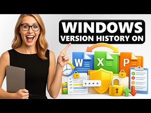 How to SETUP FILE HISTORY and VERSION CONTROL for OFFICE FILES