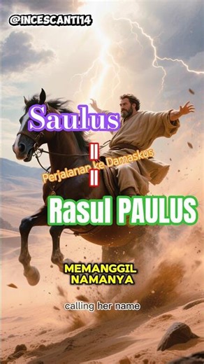 Pertemuan yang mengubah segala nya II Saulus -- Rasul Paulus #firmantuhan #shorts #shortvideo