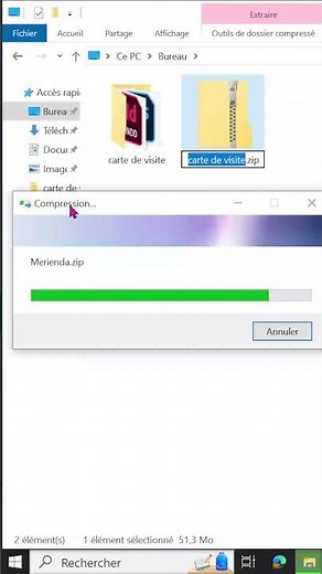 Tutoriel #zipper un dossier avec #windows