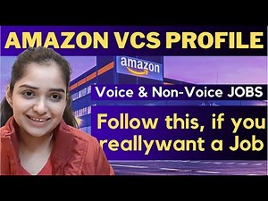 Amazon VCS Profile Jobs | Voice & Non-Voice Process | Journey from B.Com to AMAZON