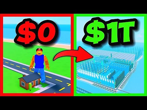 How Fast Can I Make $1 TRILLION in Roblox Mini City Tycoon?!
