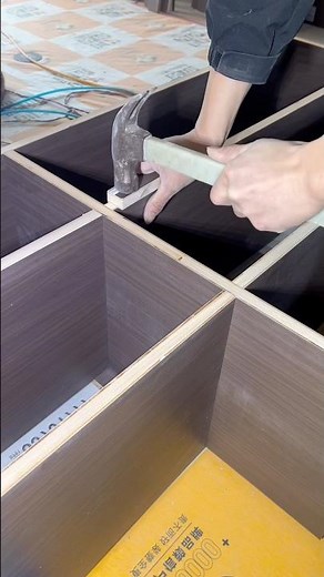 Creative Interior Cabinet Assembly | Tiered Display Shelf DIY