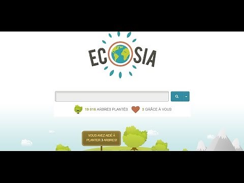 Déforestation : un nouveau moteur de recherche qui plante des arbres - Ecosia