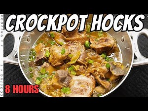 CROCKPOT TENDER PORK HOCKS WITH A HEARTY VEGETABLE MEDLEY