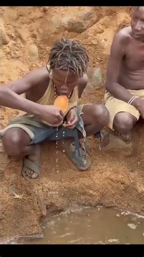 How African Tribes Drink Dirty Water? #shorts