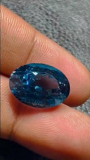 Amazing London blue topaz gemstone