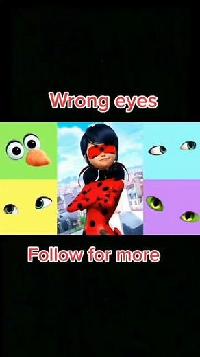 Miralaculous Ladybug Wrong eyes #miraculous #miraculousladybug #miraculousladybugtiktok #miraculousseason4 #miraculousedit #ladybug #ladybugandcatnoir #ladybug🐞 #wronghead #wrongheads #funny #foru #fyp #puzzle #disney #kids #SEAGames31 #art
