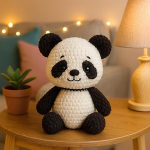 Crochet Panda Amigurumi Pattern: Plush Stuffed Animal Toy (PDF Download) - Etsy