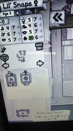 #mewgenics primordial dwarf😮