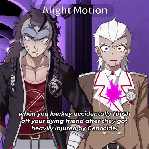i love messing with the dr1 au [DR1/SDR2 OCS]