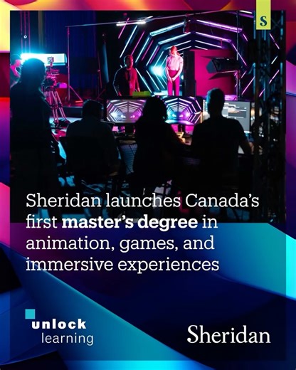 Sheridan College (Official) on Instagram: "We're #SheridanProud to announce the launch of our first-ever master’s degree. The Master of Animation, Games, and Immersive Experiences (MAGIE) is the first program in Canada to blend animation, game design and immersive experiences into one interdisciplinary graduate degree. This pioneering program extends Sheridan’s legacy as a global leader in creativity and innovation, continuing a proud tradition of firsts achieved by our Faculty of Animation, Art