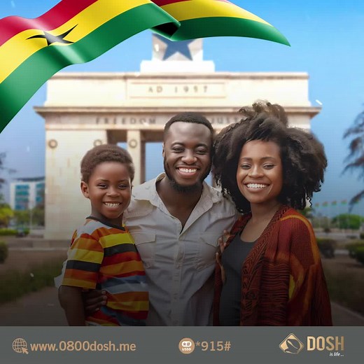 Today, DOSH Health Insurance is the new independence in healthcare. Join the DOSH Revolution for available, accessible and affordable healthcare. Happy Independence Day! #DOSHIsLife #March #Ghana
