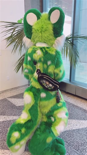 Bluey Fursuit Airport Adventure