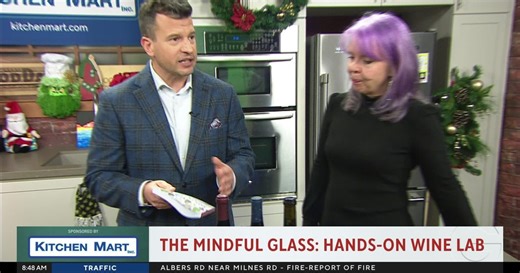 We chat with the author of The Mindful Glass: Hands-On Wine Lab