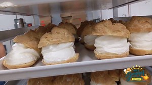 10K views · 381 reactions | Bring home a big box of Big E cheer! Preorder Cream Puffs and Eclairs NOW for pickup this weekend at thebige.com/thebigebakery | The Big E | Facebook