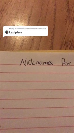 Creative Nicknames for Lexi and Andrew