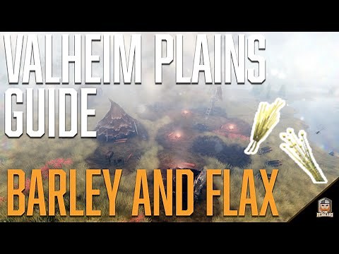 How to Find and Farm BARLEY and FLAX in VALHEIM