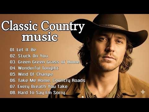 Let It Be, Stuck On You, Green Green Grass of Home – Classic Country Music Timeless 60s, 70s, 80s