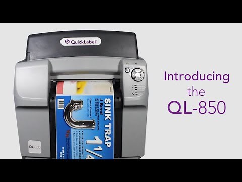 Introducing the QL-850 Wide-Format Inkjet Label Printer