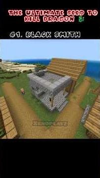 This seed made easy to speedrun | #minecraft #speedrun