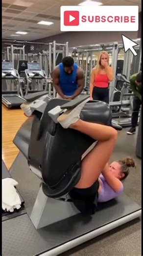 New exercise machine malfunctions at gym!￼