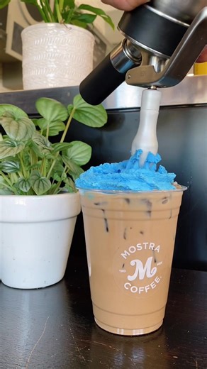 celebrate national cookie day with our cookie monstra that will surely be a family favorite 🙌 #mostracoffee #cookiemonster