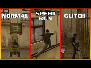 DRIV3R - The Fastest Way to Beat "Hunted"? Normal vs Speedrun vs Glitch