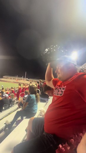 She still has four more years of this! He lives for these moments #CheerDadOfTikTok #FridayNightLights #CheerDadChallenge