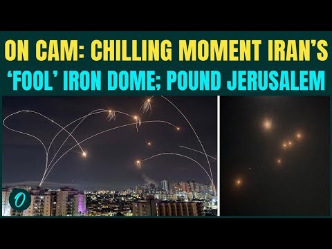 Iran’s Missiles FOOL Iron Dome| Iran Attack UNSEEN VIDEO Shows Cluster Bombs HITTING Jerusalem