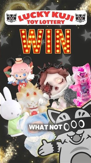 TOMORROW is our Late Night Lucky Kuji! Win prizes on Whatnot! #whatnot #toys #blindbox #kawaii