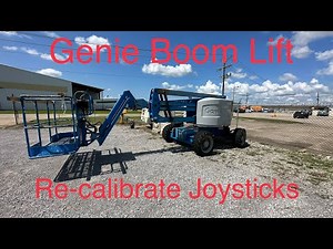 How to Fix No Joysticks on Genie Boom Lift (Recalibrate)