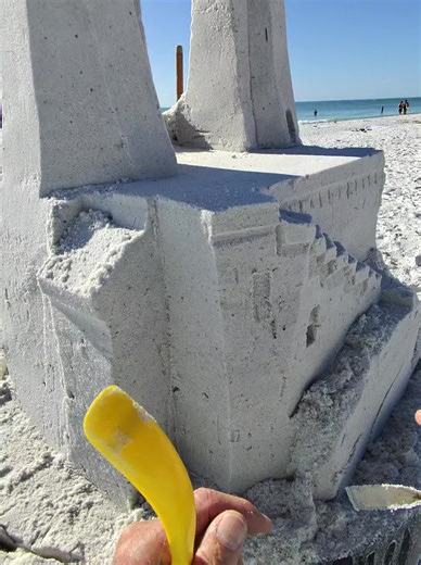 Sandcastle building. #sandcastle #oakley #sandsculpture #sandsculpting #sandsculpture