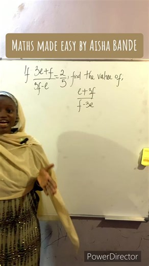 Simplification Math Problem Example with Math Teacher Aisha BANDE