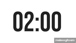 2 MINUTE TIMER - COUNTDOWN TIMER on Make a GIF