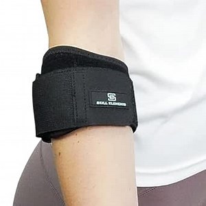 Adjustable Compression Elbow Support Brace - Elbow Brace, Tennis Elbow Brace for Men, Tennis Elbow Brace for Women, Tendonitis and Golfers Elbow Brace | Pack of 2