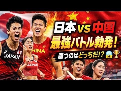 🔥✨ 熱い戦いが始まる！ アジア室内陸上選手権2026 | 中国 vs 日本のトップアスリート 🏃‍♂️💥