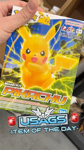 Item of the Day (2/13) Pokemon Model Kit Pikachu 30% OFF Today! #usagundam #bandai #pokemon