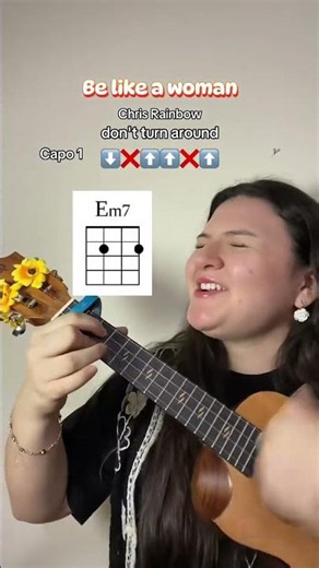 How to play "Be Like A Woman" on Flight ukulele⎮chords + strumming #flightukulele