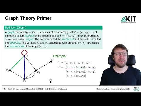 Lecture "Channel Coding: Graph-based Codes", Chapter 3, Vid. 4, "Tanner Graph Representation"