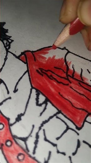 "MONKEY.D.LUFFY,FULL BODY DRAWING🔥🔥|