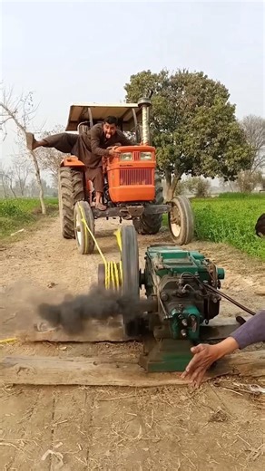 tractor front tire help on diesel engine start