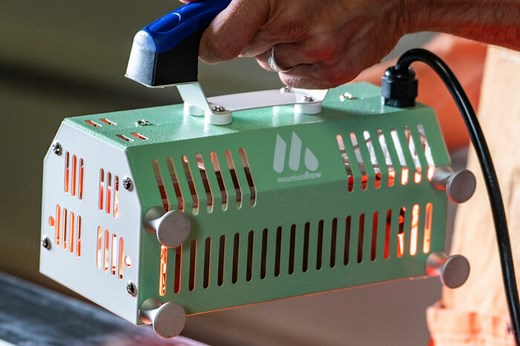 Retire the Wax Iron? mountainFlow's Handheld Infrared Waxer Offers Alternative