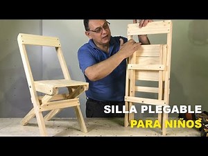Easy to make wooden folding chair for children step by step