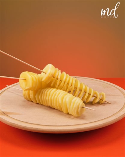 How to make a spiral potato cutter from scratch! 🥔 | MetDaan Yummy